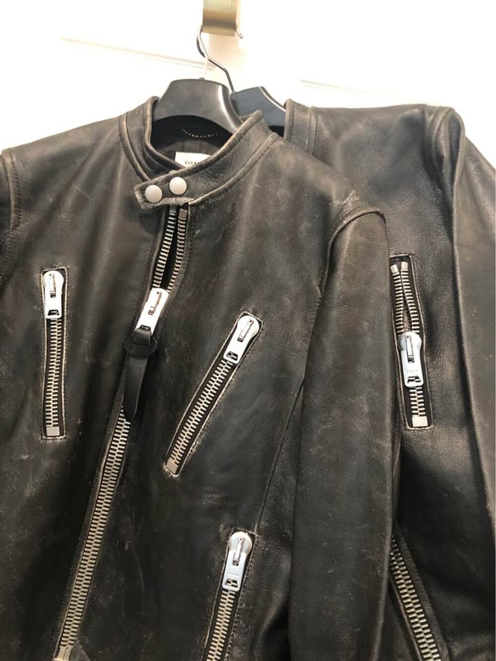 Rare Collectors Pair (2) NWT Deadstock Coach Leather Racers